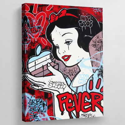 Tableau Blanche Neige Street Art - The Art Avenue
