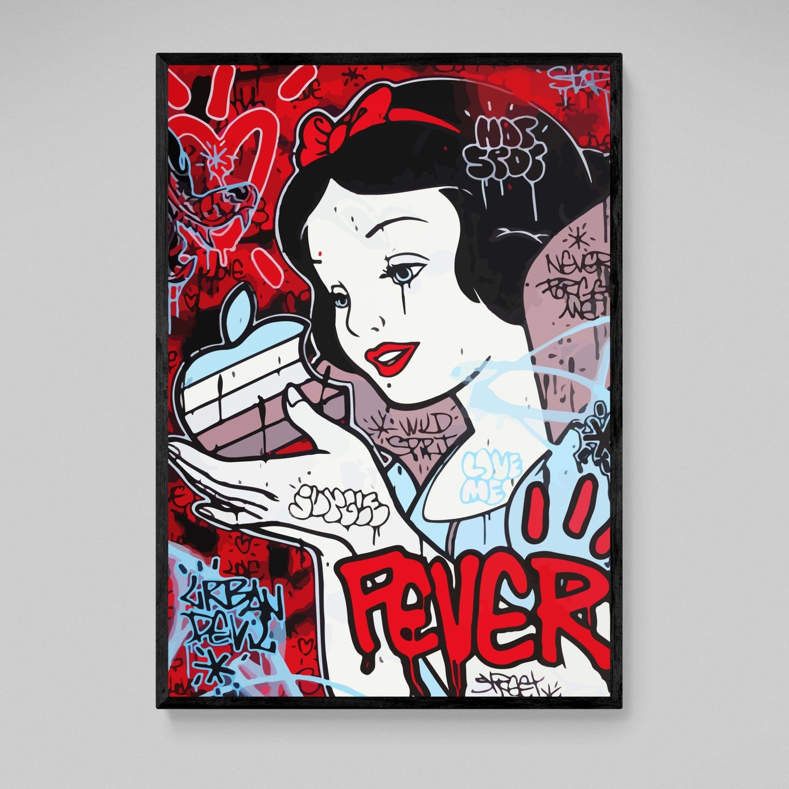 Tableau Blanche Neige Street Art - The Art Avenue