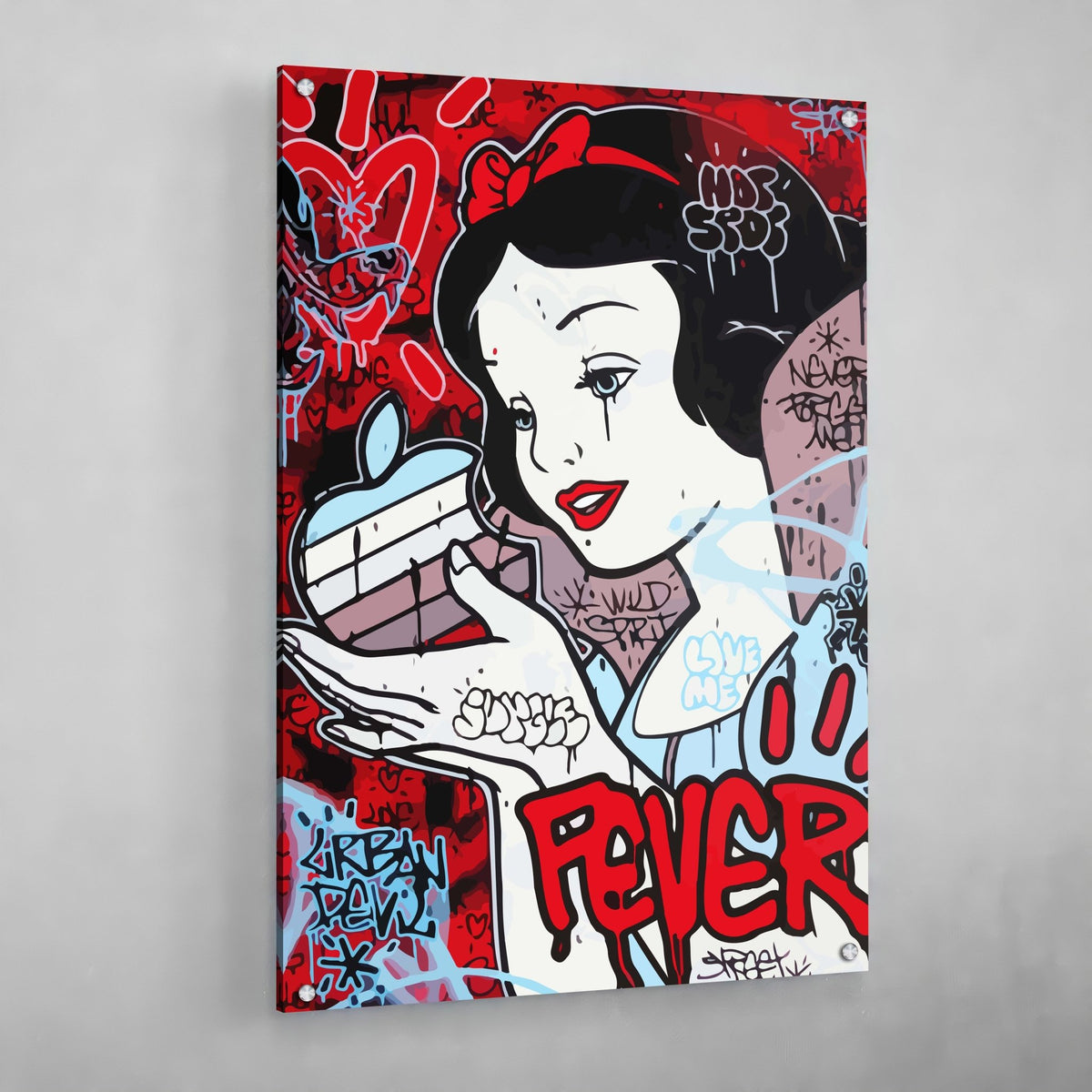 Tableau Blanche Neige Street Art - The Art Avenue