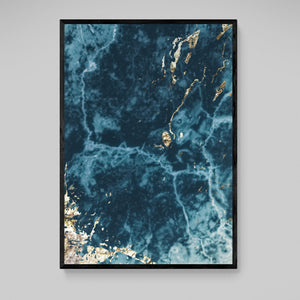 Tableau Bleu Marbre - The Art Avenue