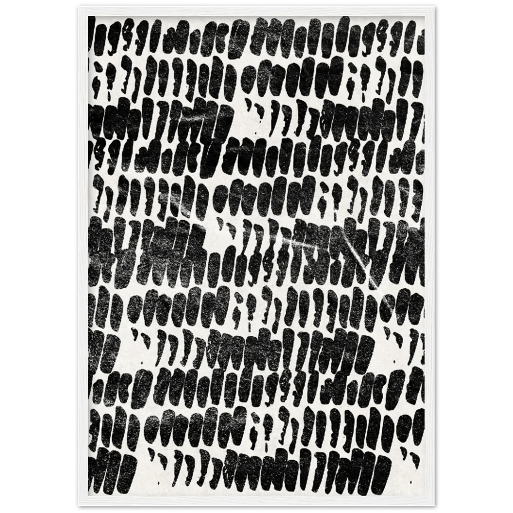 Tableau Boheme Noir et Blanc - The Art Avenue