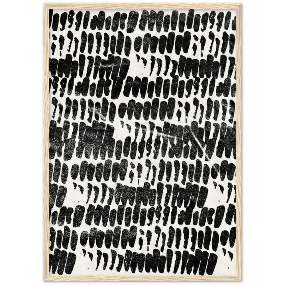 Tableau Boheme Noir et Blanc - The Art Avenue