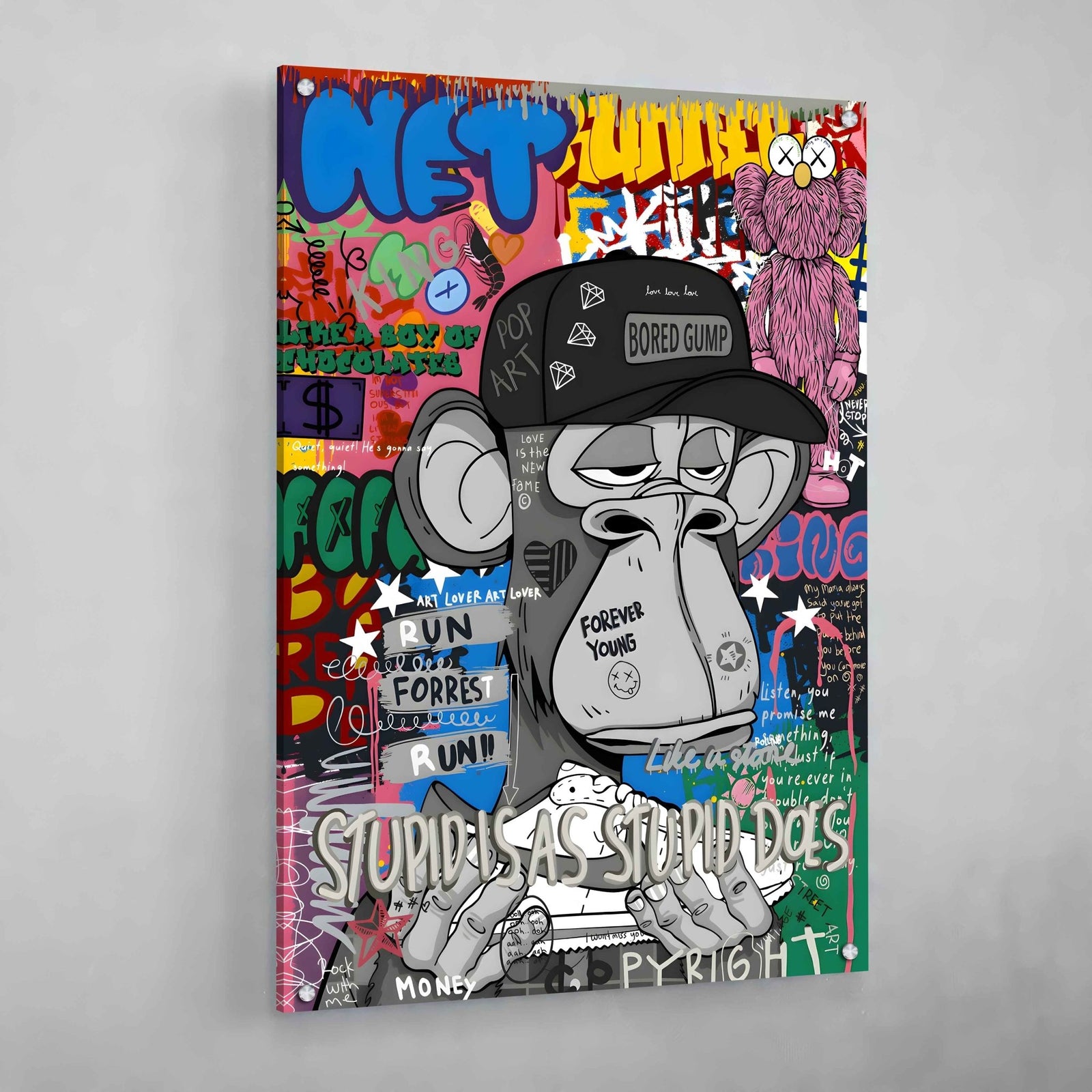 Tableau Bored Ape Pop Art - The Art Avenue