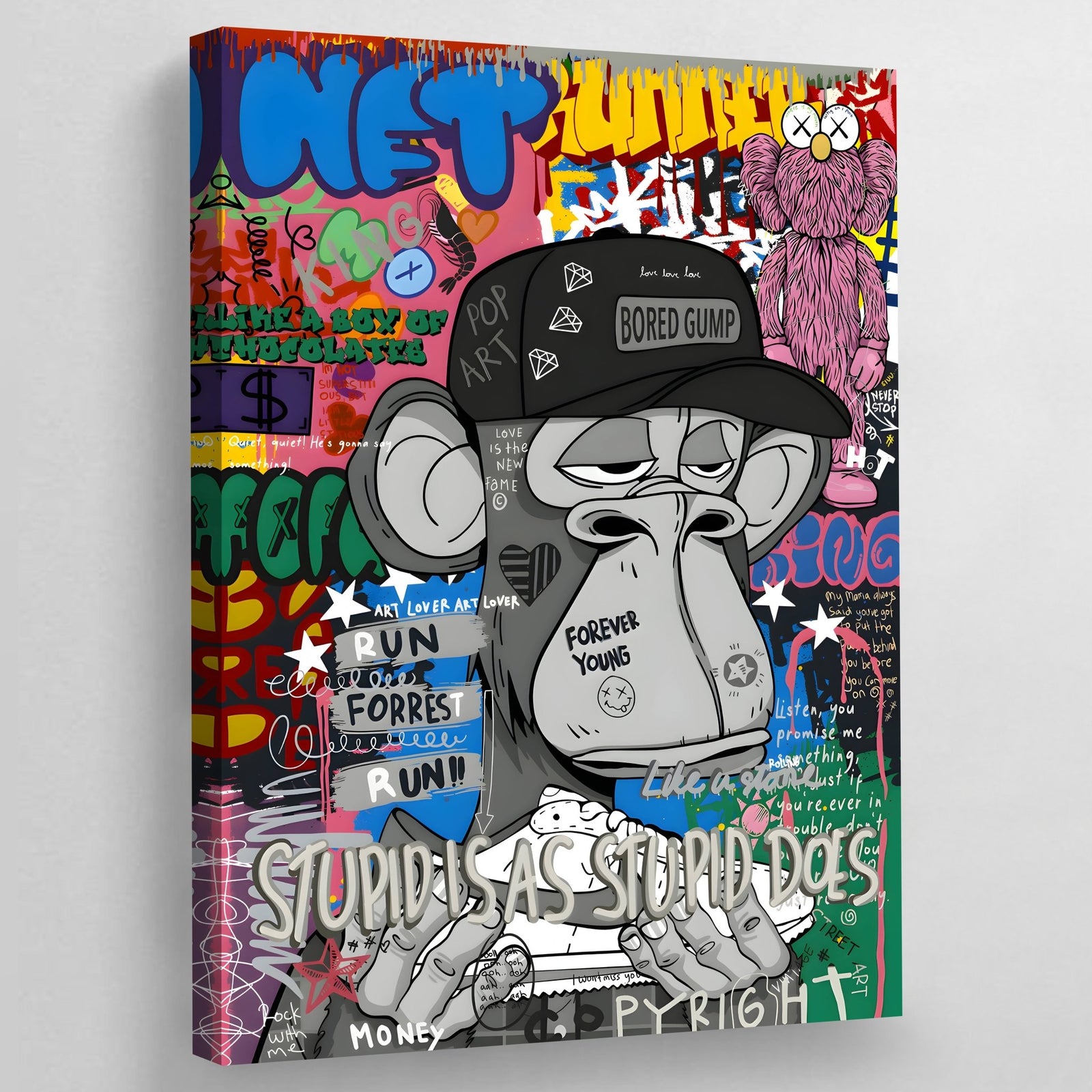 Tableau Bored Ape Pop Art - The Art Avenue