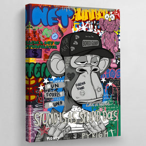 Tableau Bored Ape Pop Art - The Art Avenue