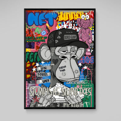 Tableau Bored Ape Pop Art - The Art Avenue