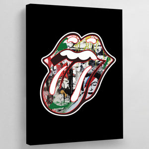 Tableau Bouche Rolling Stones - The Art Avenue