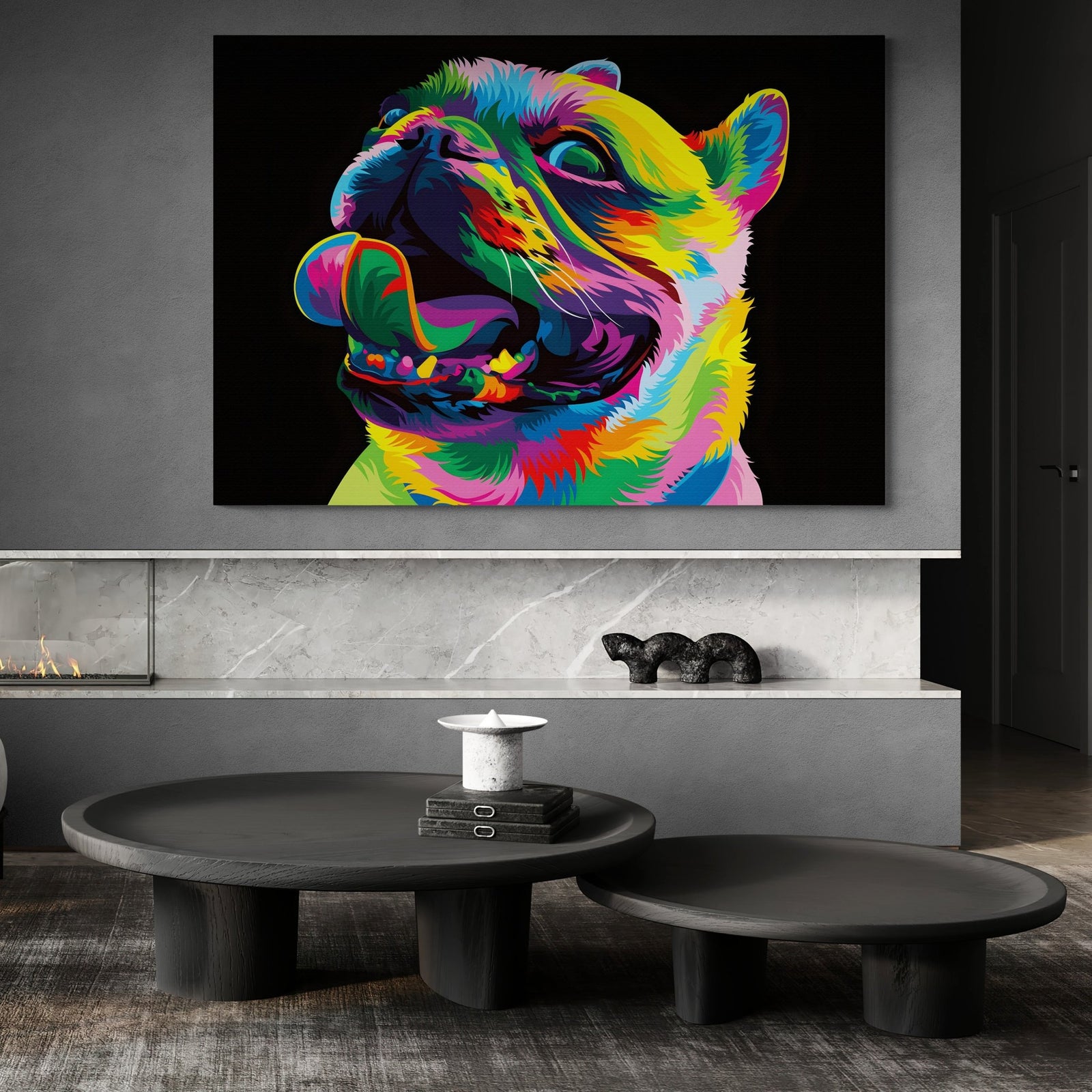 Tableau Bouledogue Pop Art - The Art Avenue