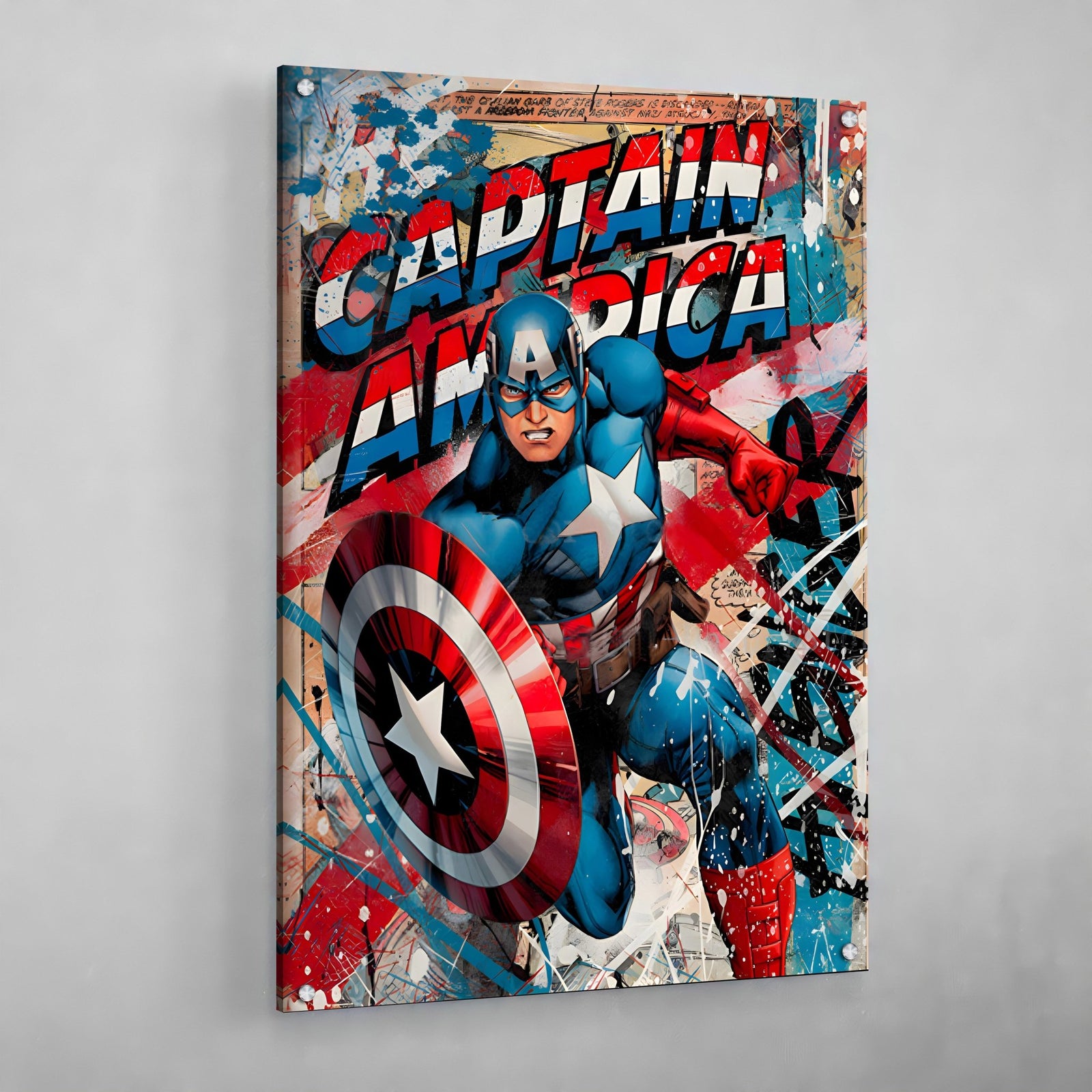 Tableau Captain America - The Art Avenue