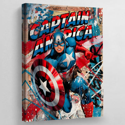 Tableau Captain America - The Art Avenue