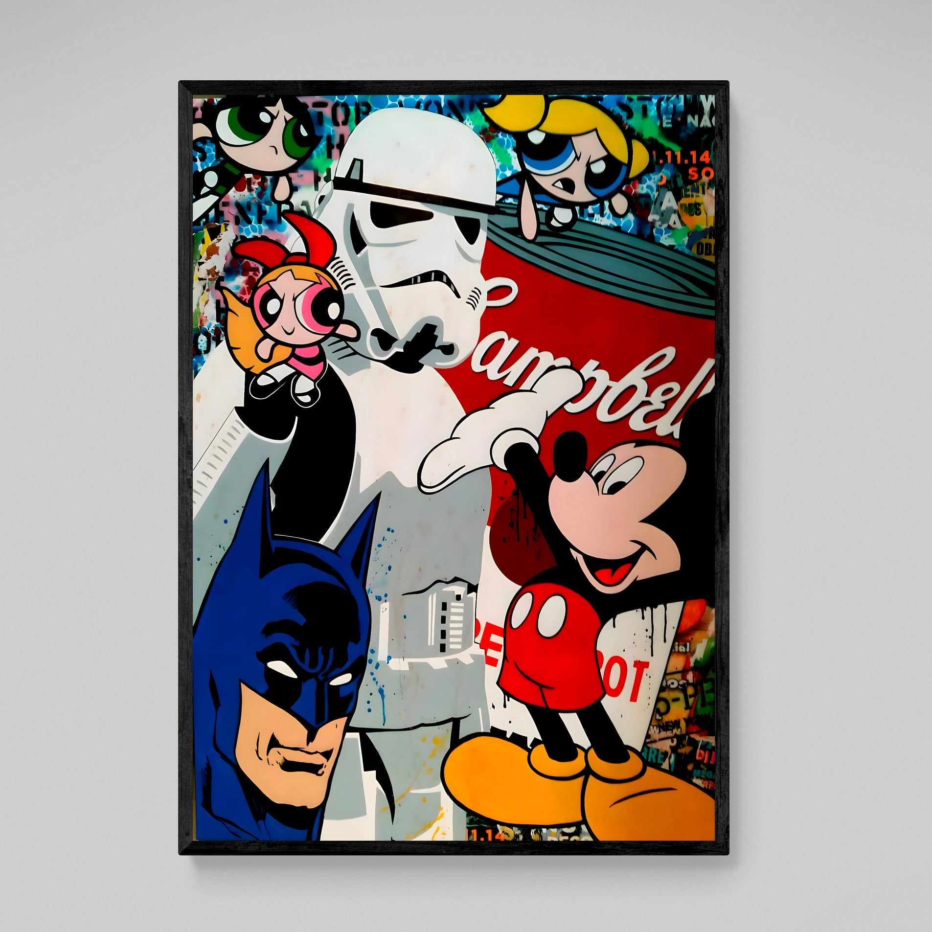 Tableau Cartoons Pop Art - The Art Avenue