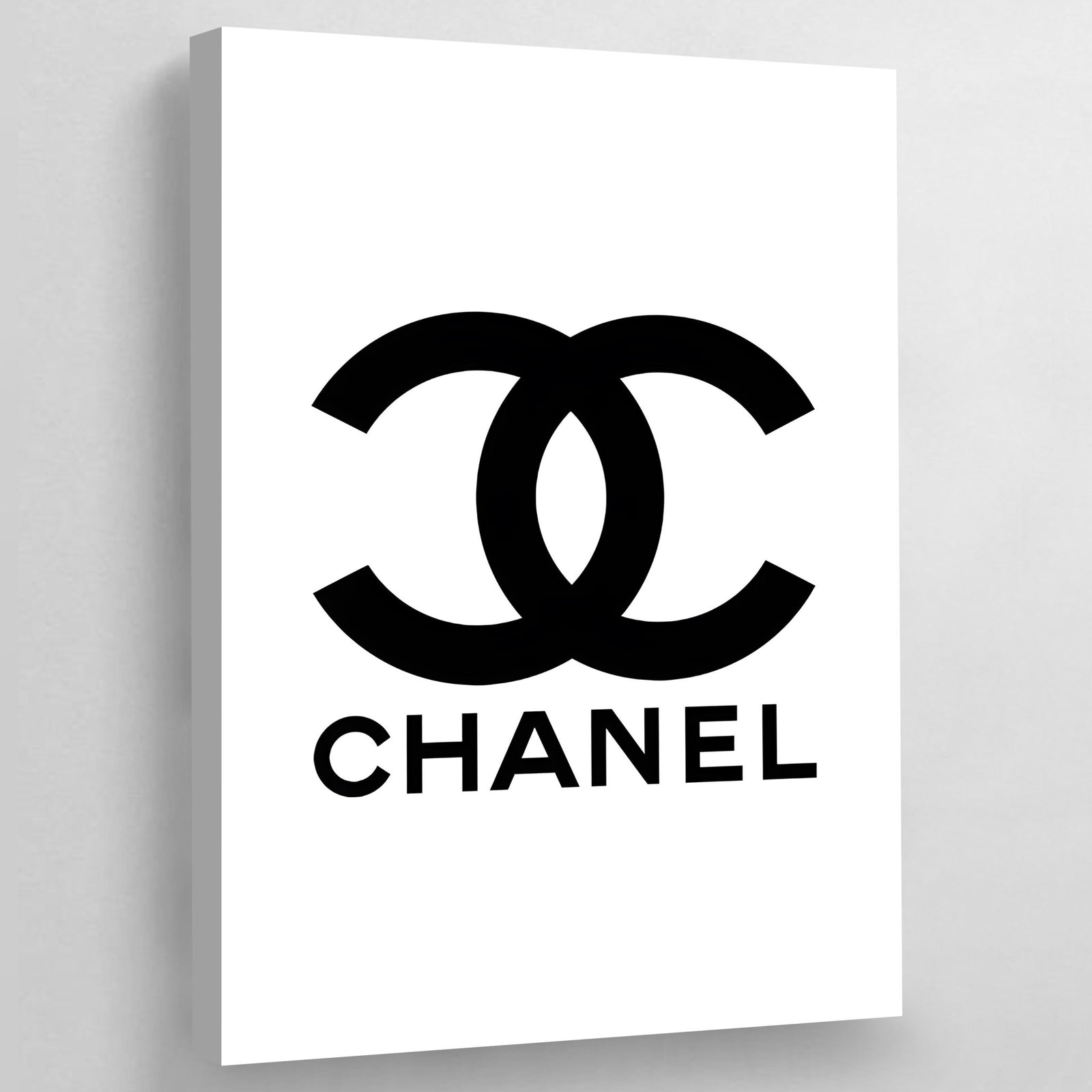Tableau Luxe Chanel noir et blanc - Affiche mode