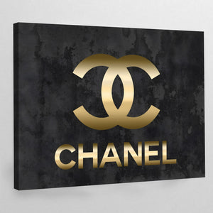 Tableau Chanel Doré - The Art Avenue