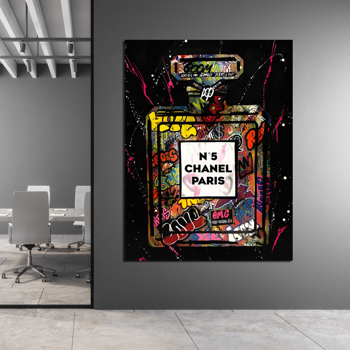 Tableau Chanel Graffiti Parfum - The Art Avenue