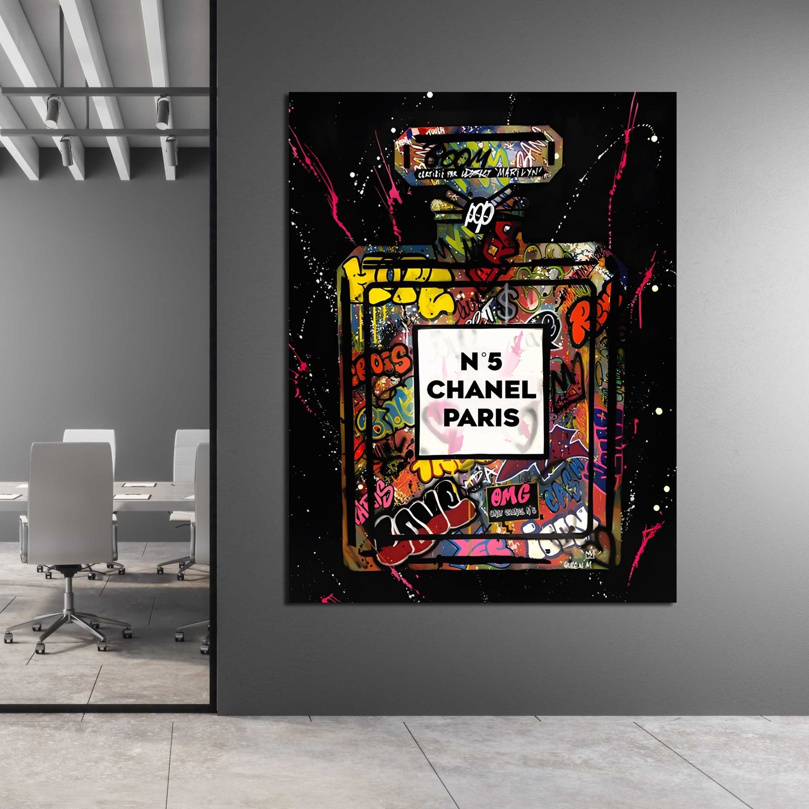 Tableau Chanel Graffiti Parfum - The Art Avenue