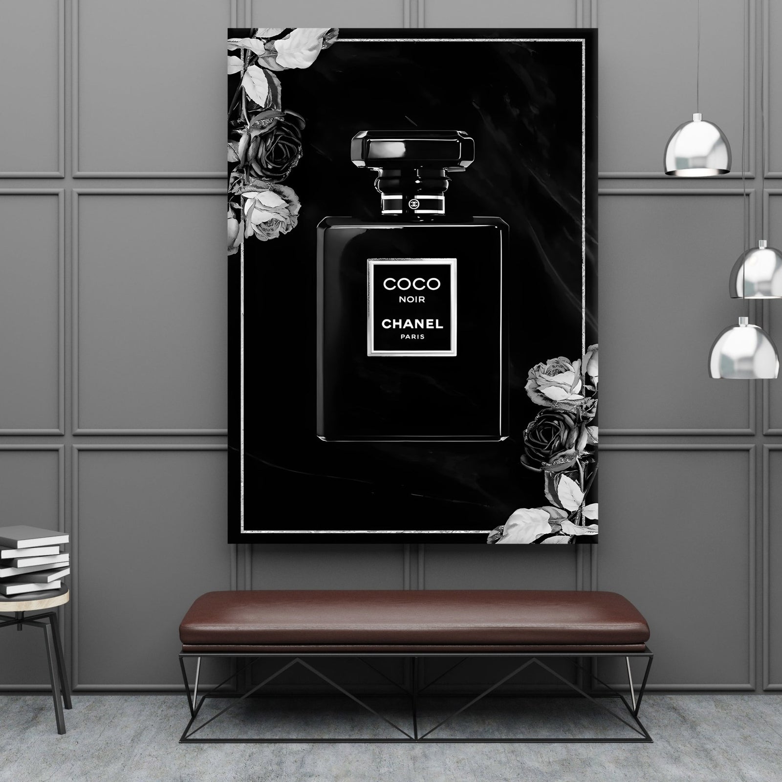 Tableau Chanel Noir et Blanc - The Art Avenue