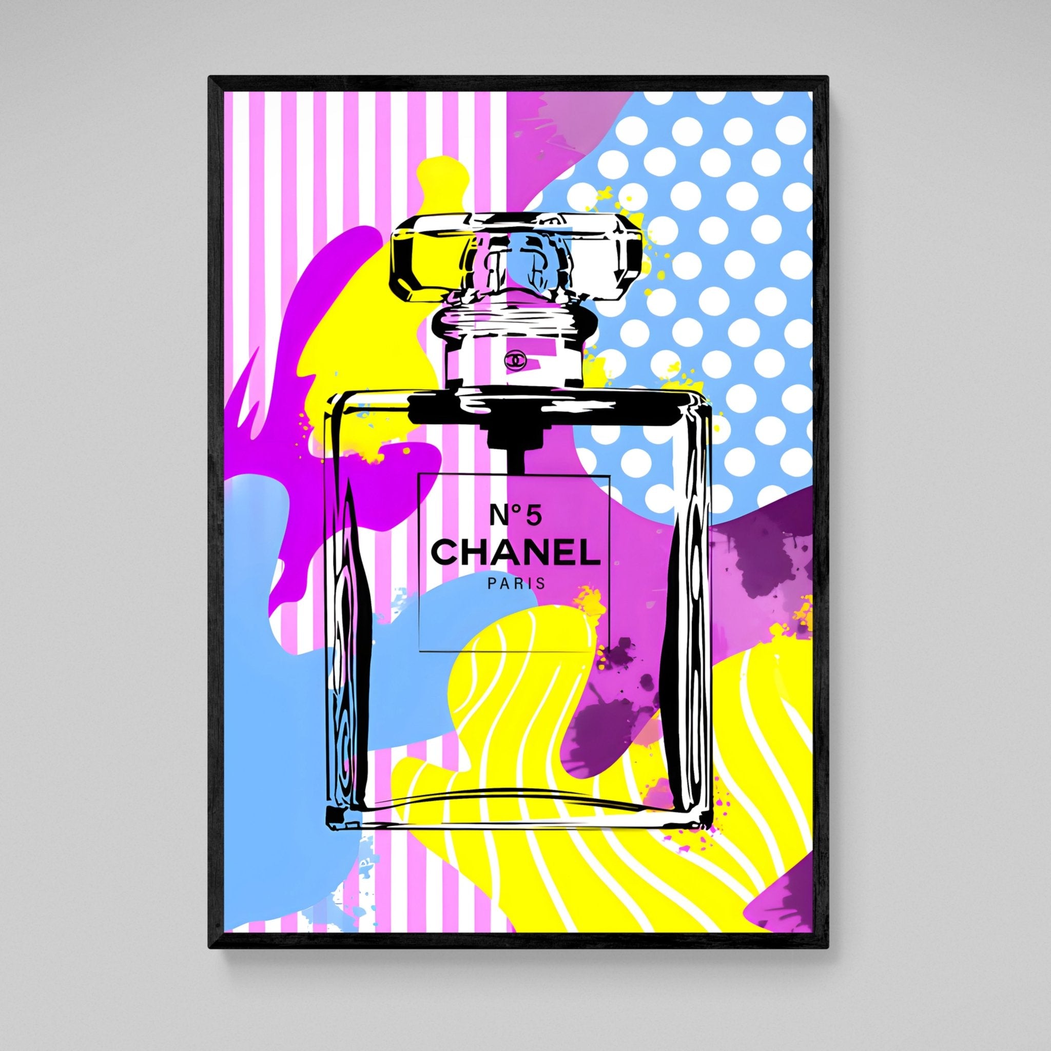 Artmazing Chanel Tableau multicolore, Image Chanel, Images d'art S, Images modernes