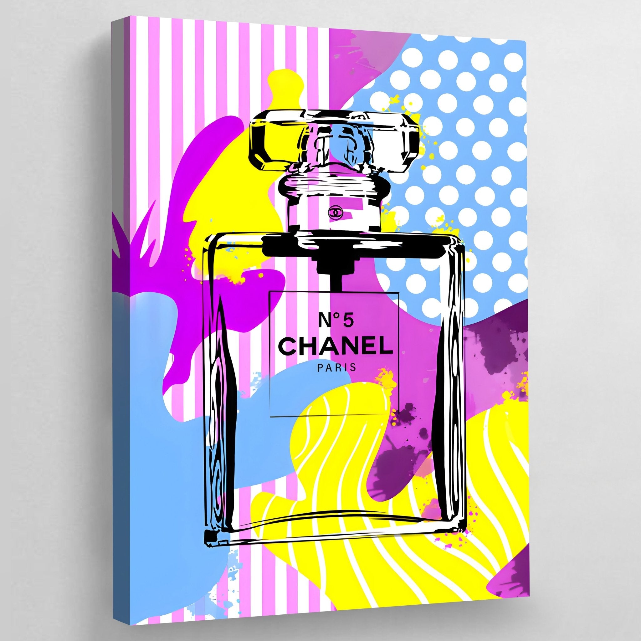 Tableau design  parfum ANGEL, Chanel ,plexi numéroté limité à 50
