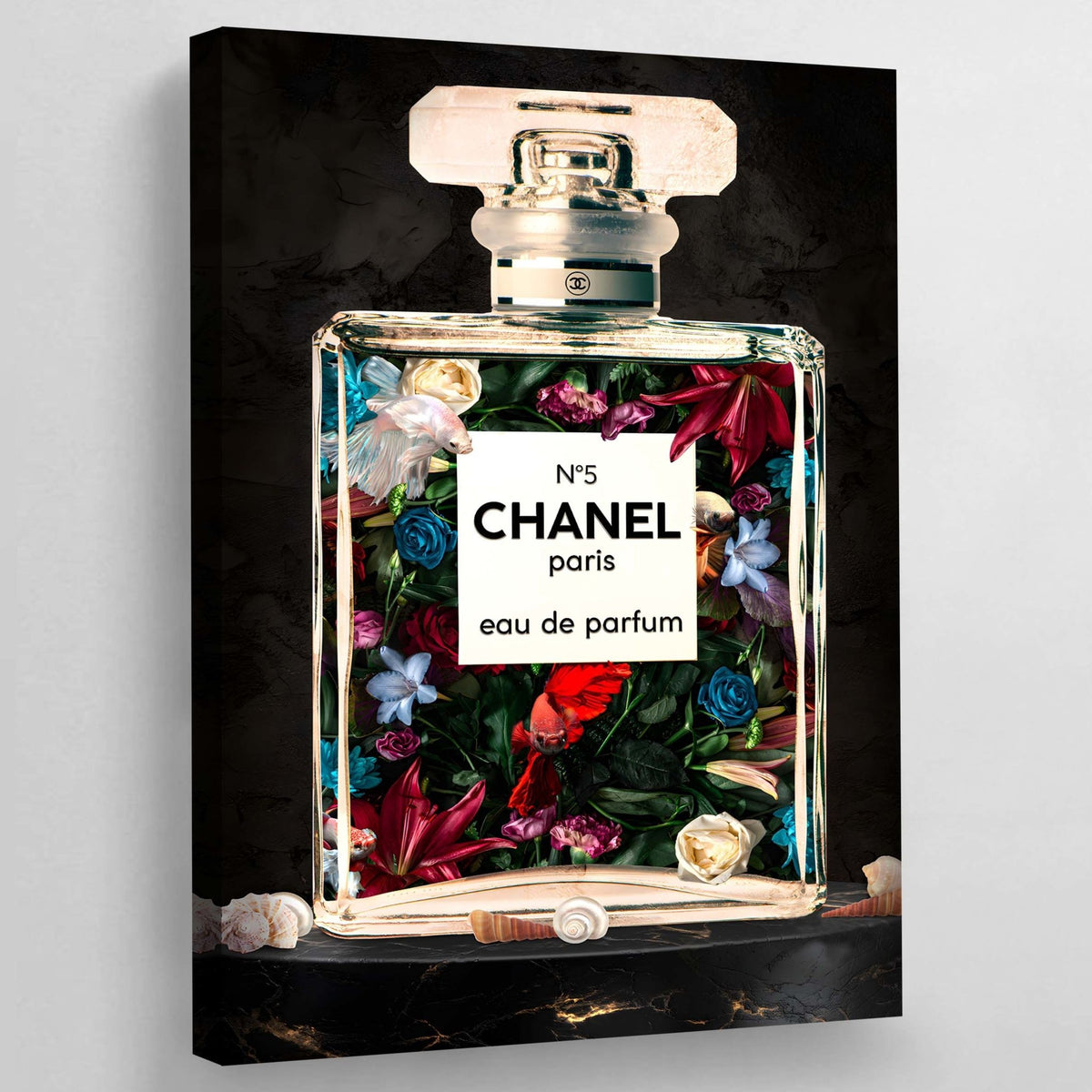 Tableau Chanel Parfum Fleurs - The Art Avenue