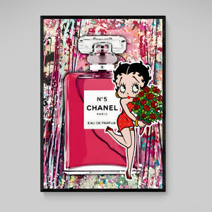 Tableau Chanel Parfum Rose - The Art Avenue