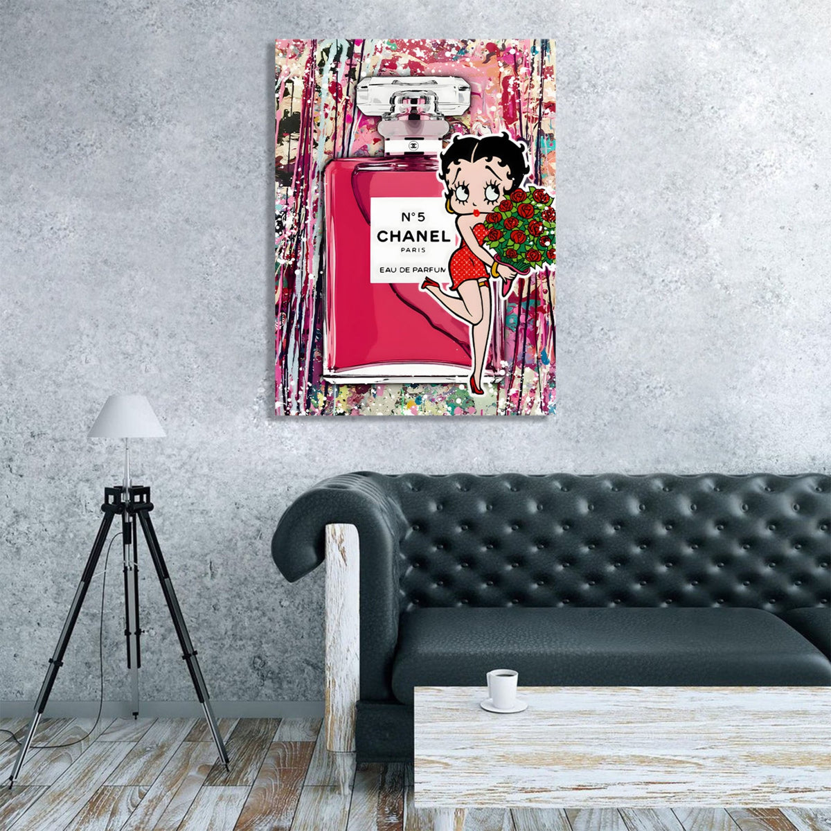 Tableau Chanel Parfum Rose - The Art Avenue