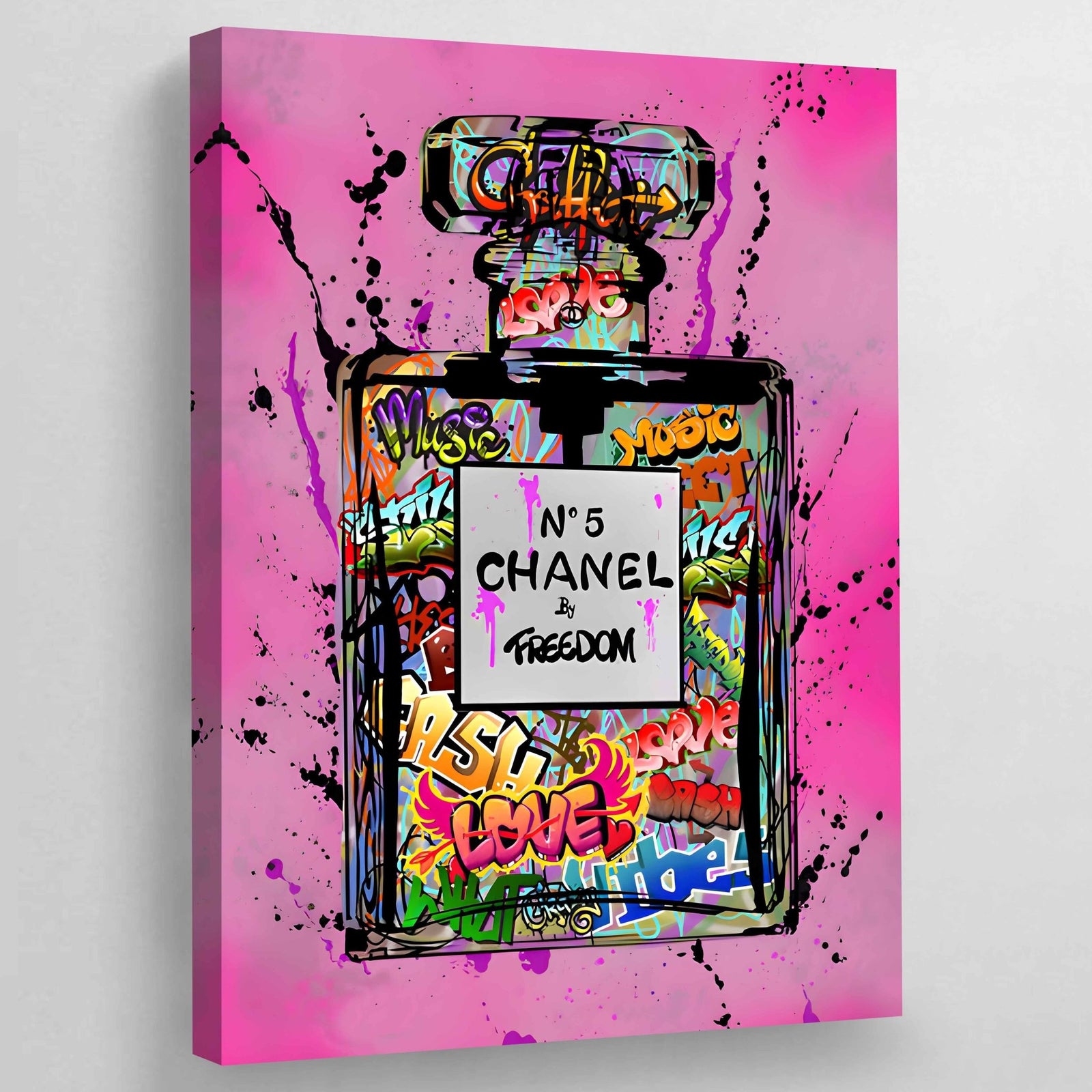 Artevue - Tableau - Fleurs Coco Chanel Plexiglas avec système d'accrochage  luxe - Top