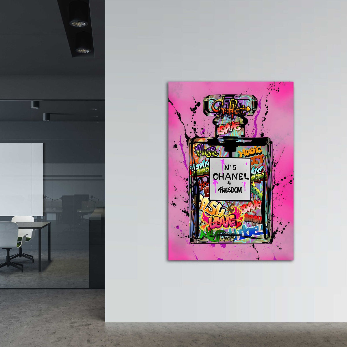 Tableau Chanel Parfum Street Art - The Art Avenue