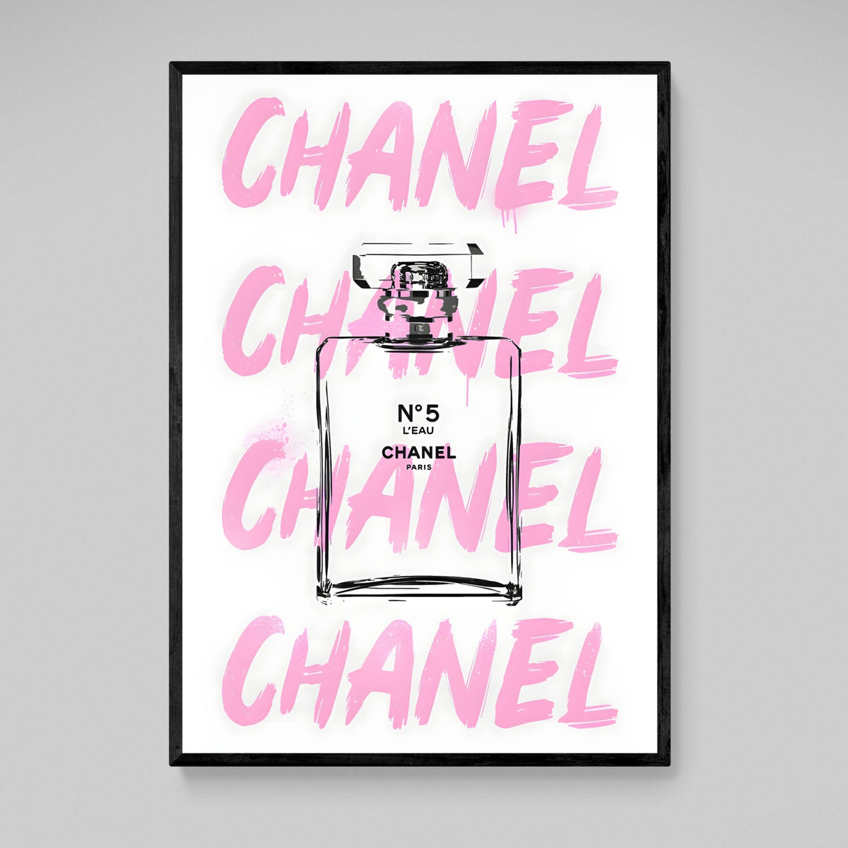 Tableau Chanel Rose Parfum - The Art Avenue