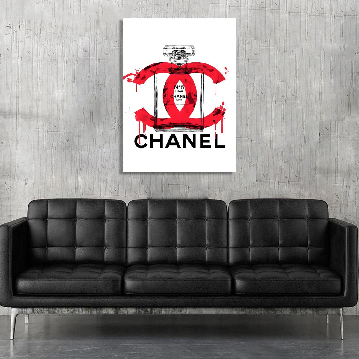 Tableau Chanel Rouge - The Art Avenue