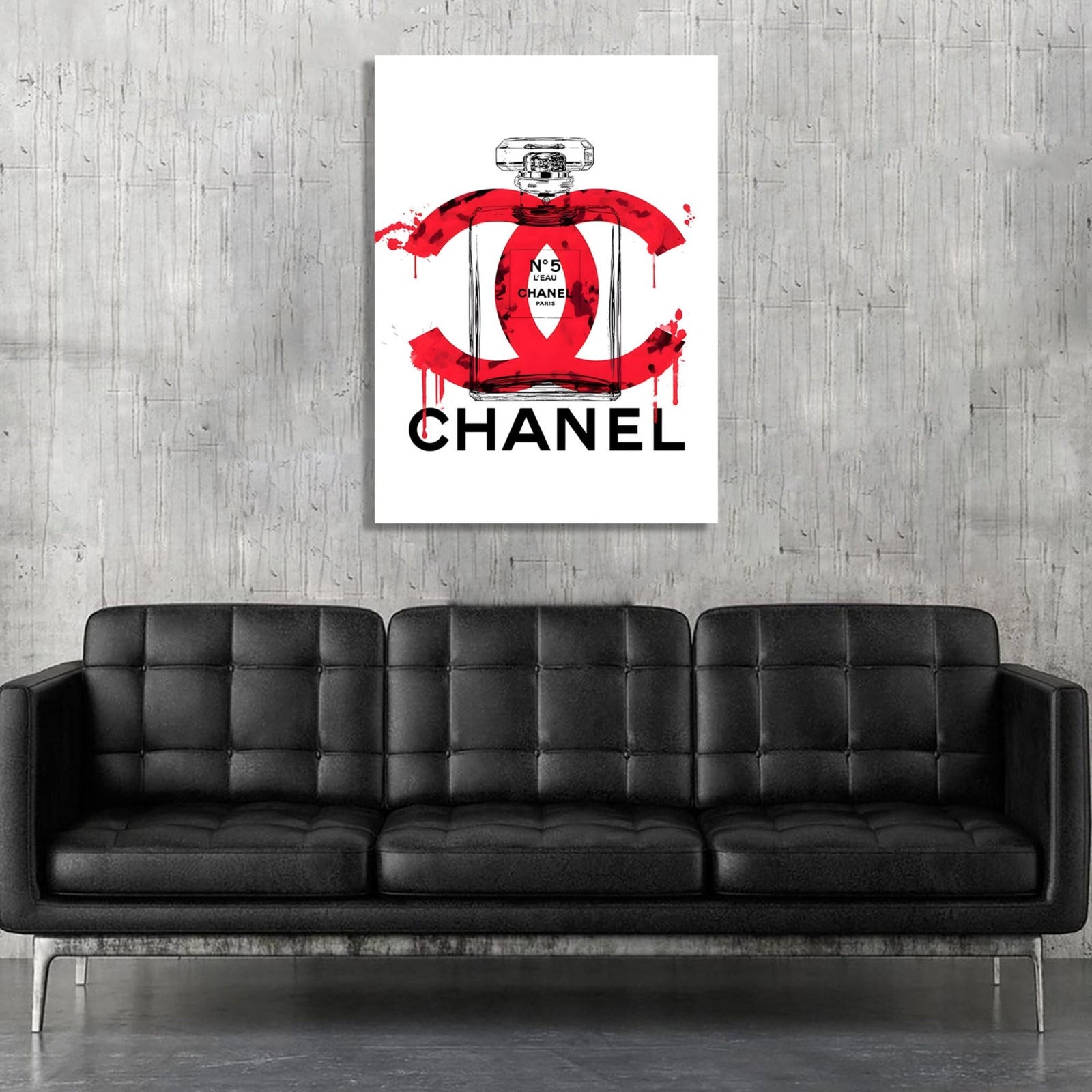 Tableau Chanel Rouge - The Art Avenue