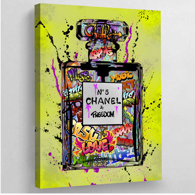 Tableau Chanel Street Art Parfum - The Art Avenue
