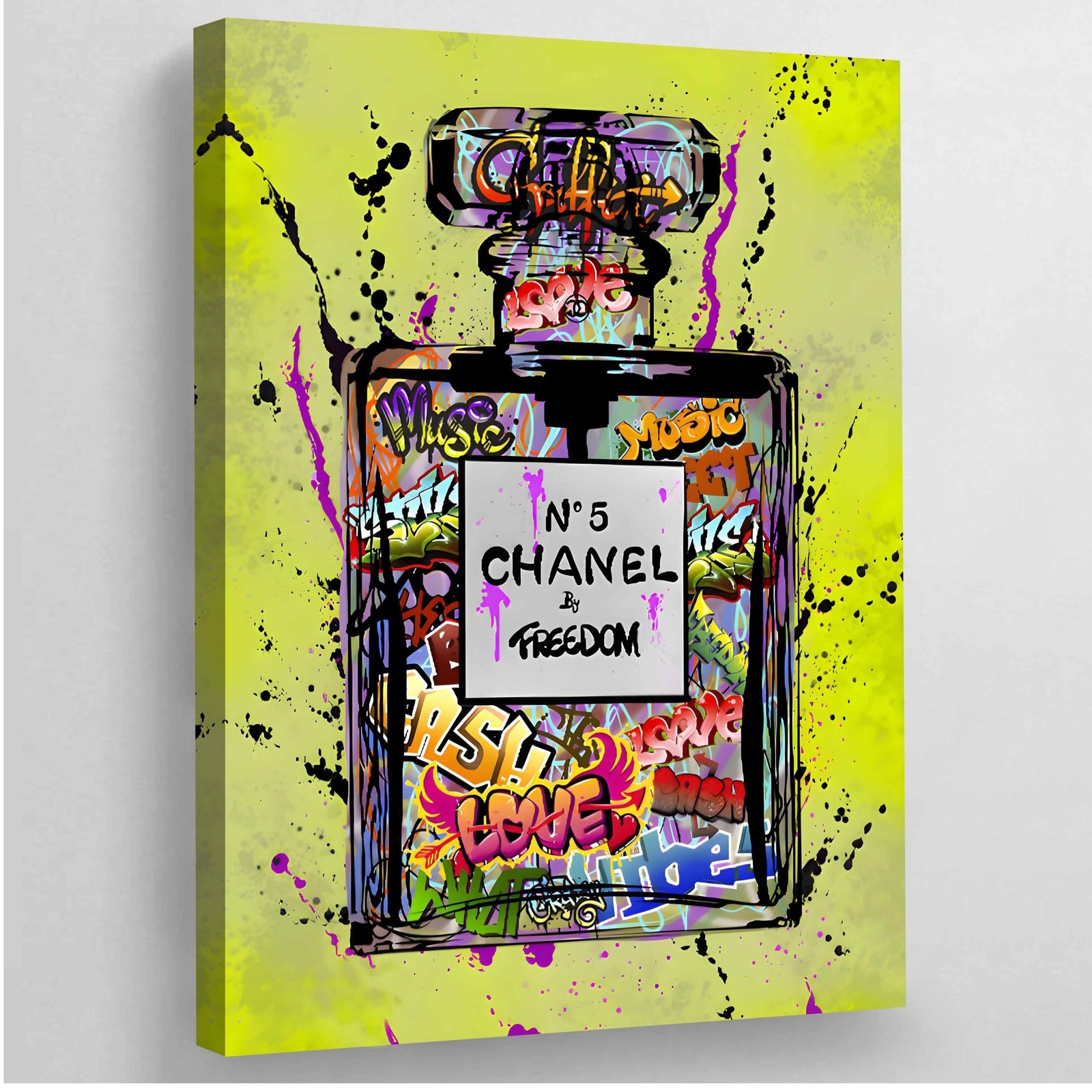 Tableau Chanel Street Art Parfum - The Art Avenue