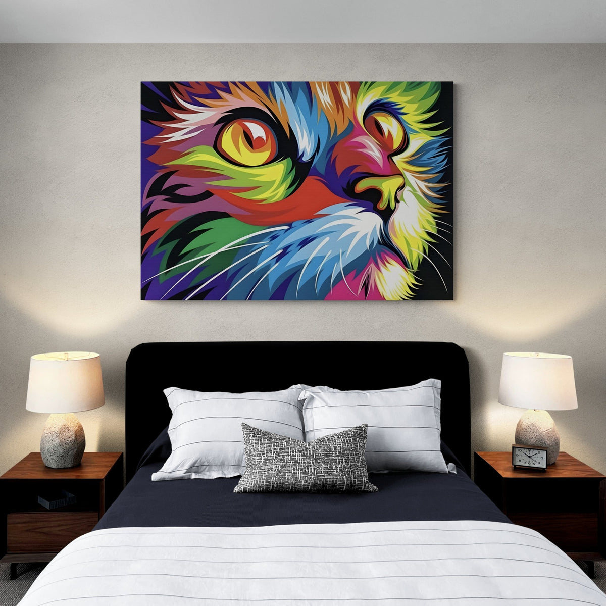 Tableau Chat Pop Art - The Art Avenue
