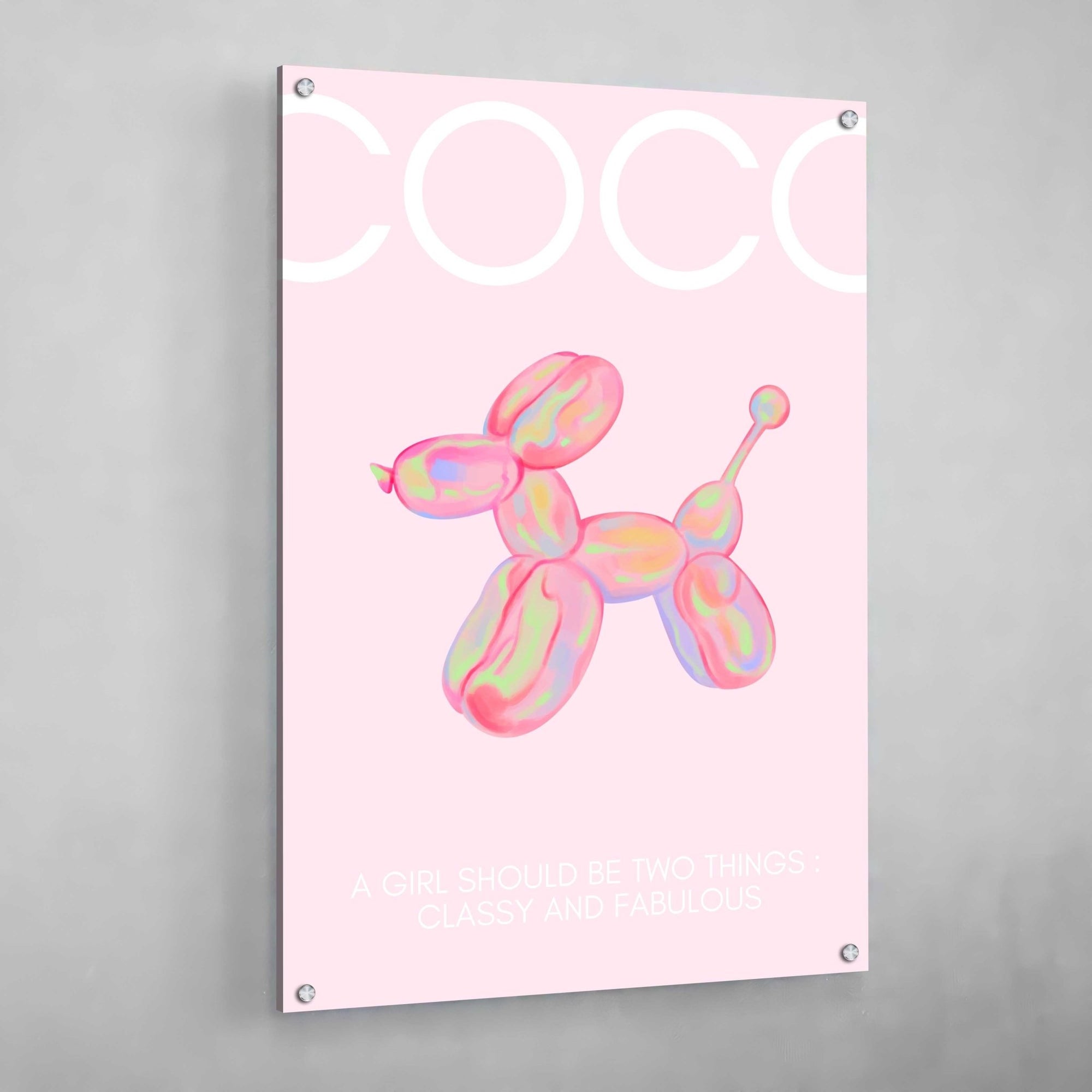 Tableau Coco Chanel Jeff Koons - The Art Avenue