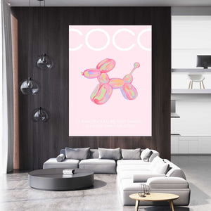 Tableau Coco Chanel Jeff Koons - The Art Avenue