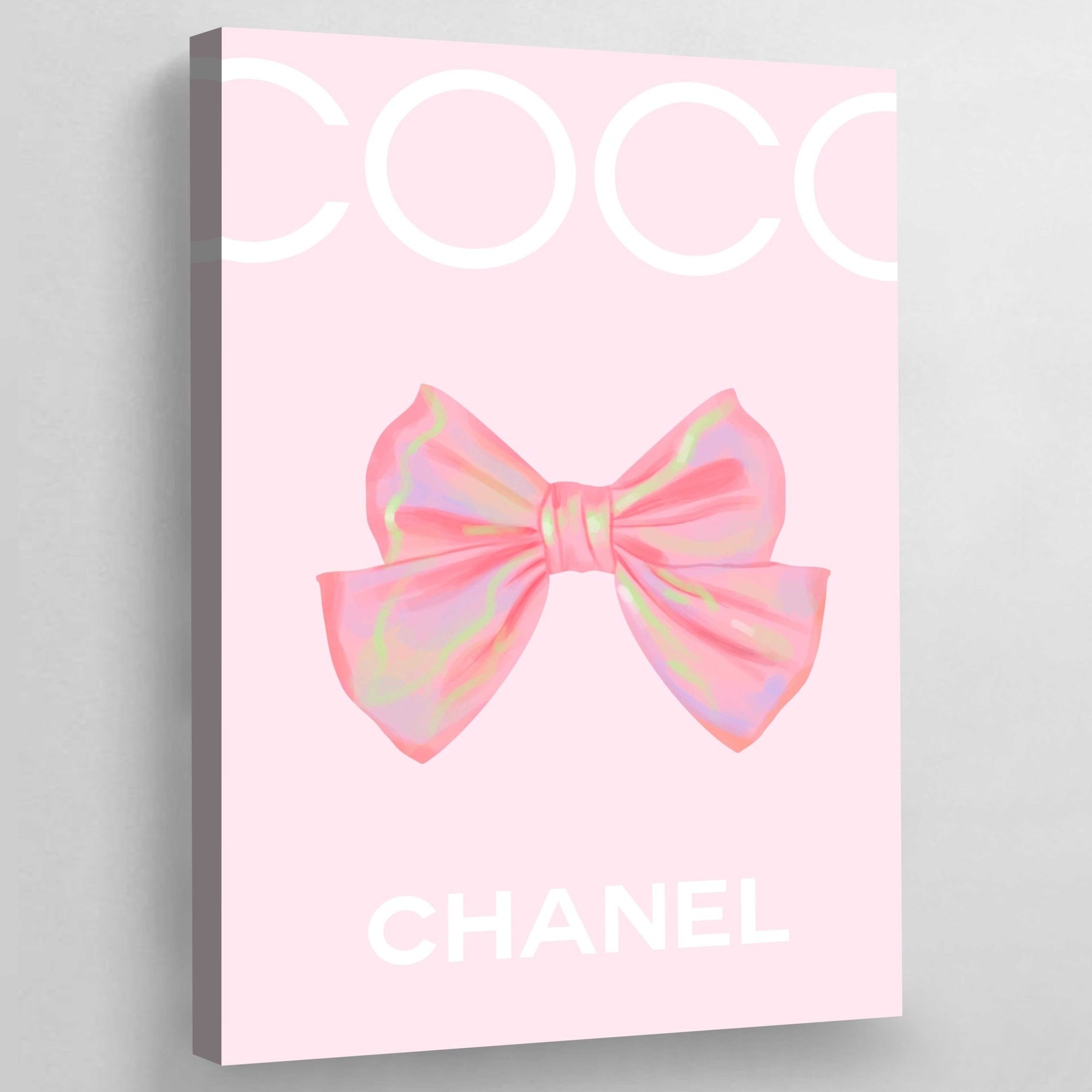 Tableau Coco Chanel Rose - The Art Avenue