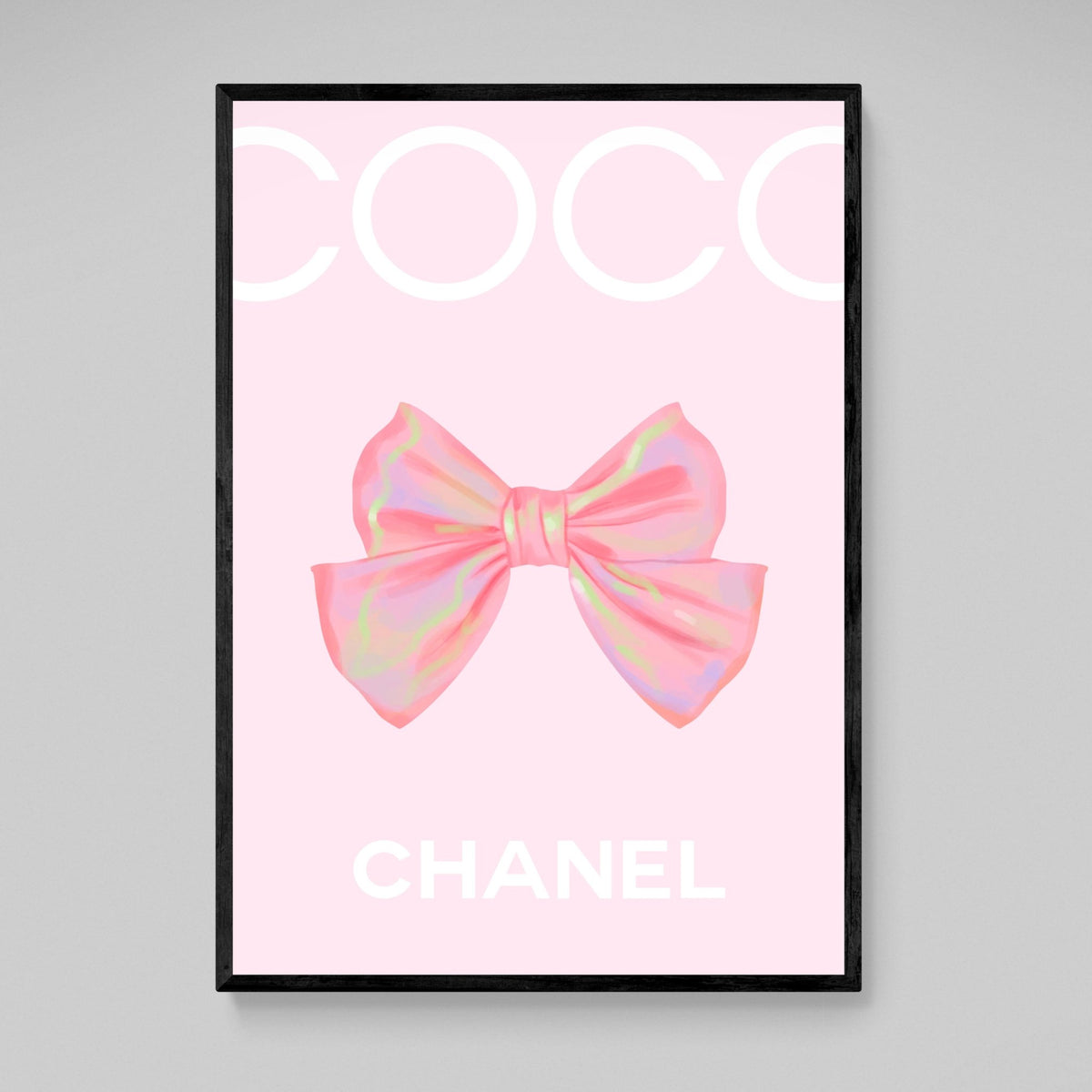 Tableau Coco Chanel Rose - The Art Avenue
