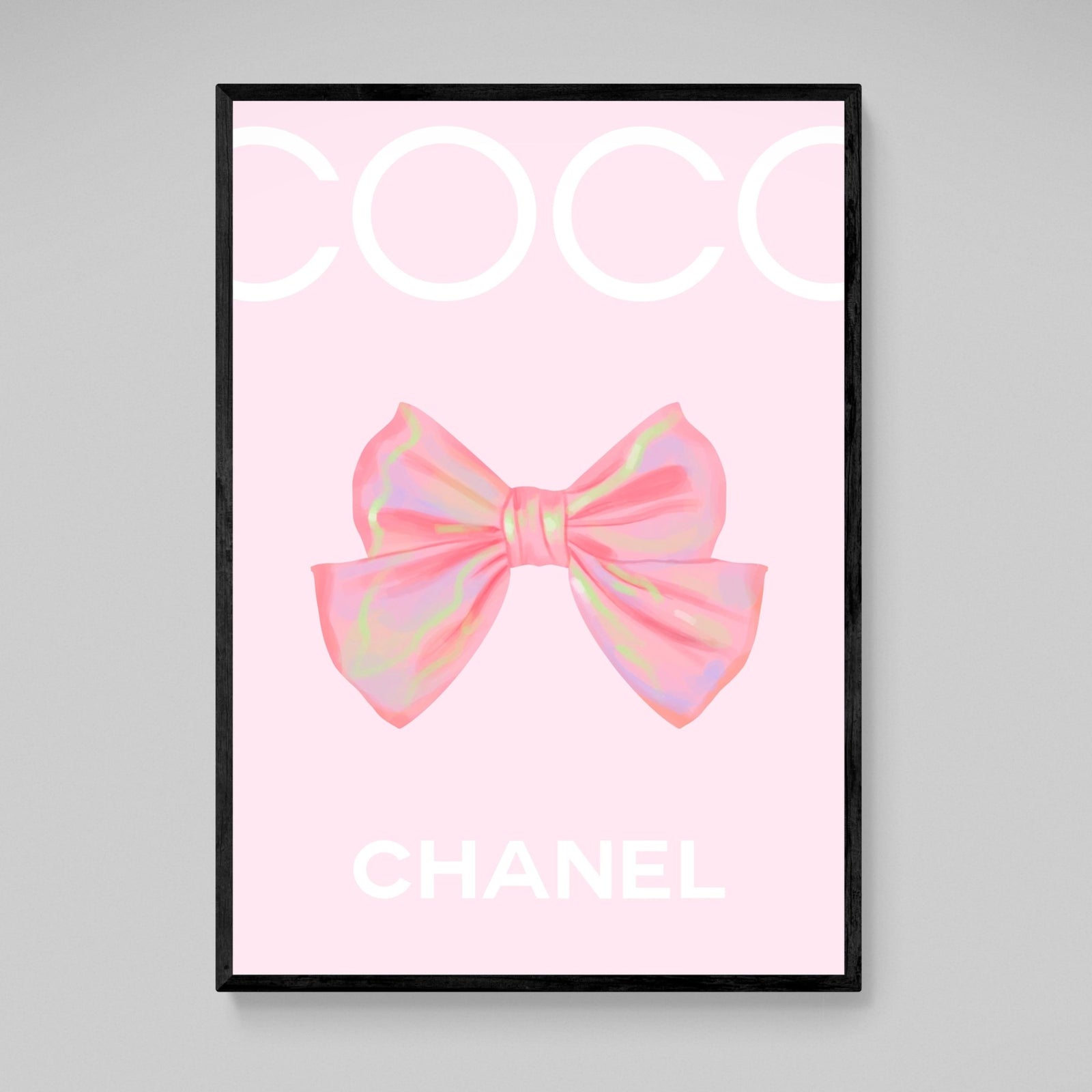 Tableau Coco Chanel Rose - The Art Avenue