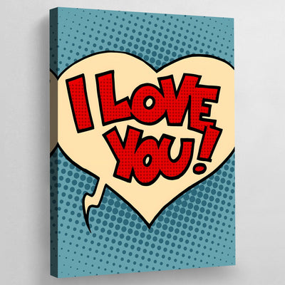 Tableau Coeur Pop Art - The Art Avenue