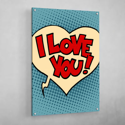 Tableau Coeur Pop Art - The Art Avenue