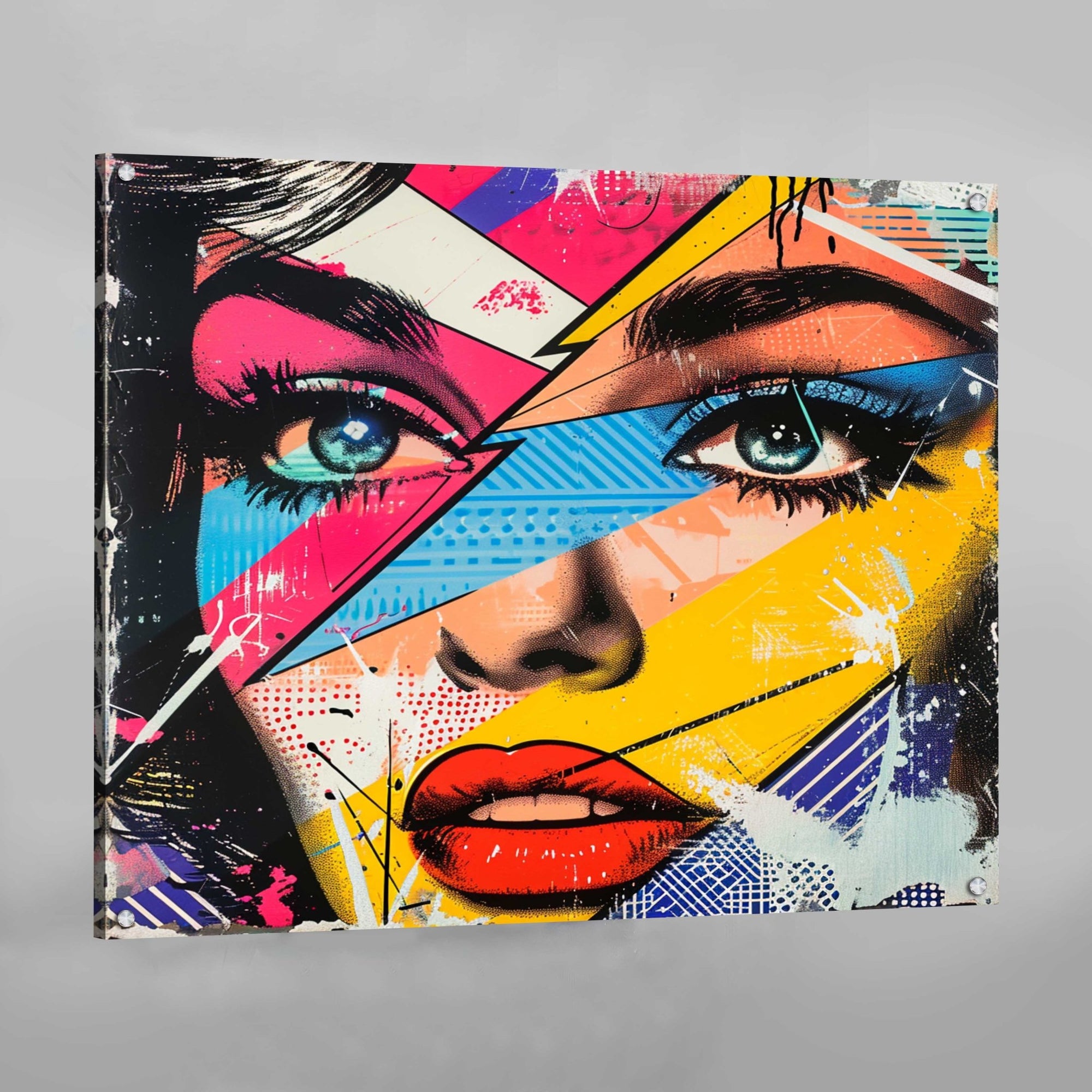 Tableau Collage Femme Pop Art - The Art Avenue