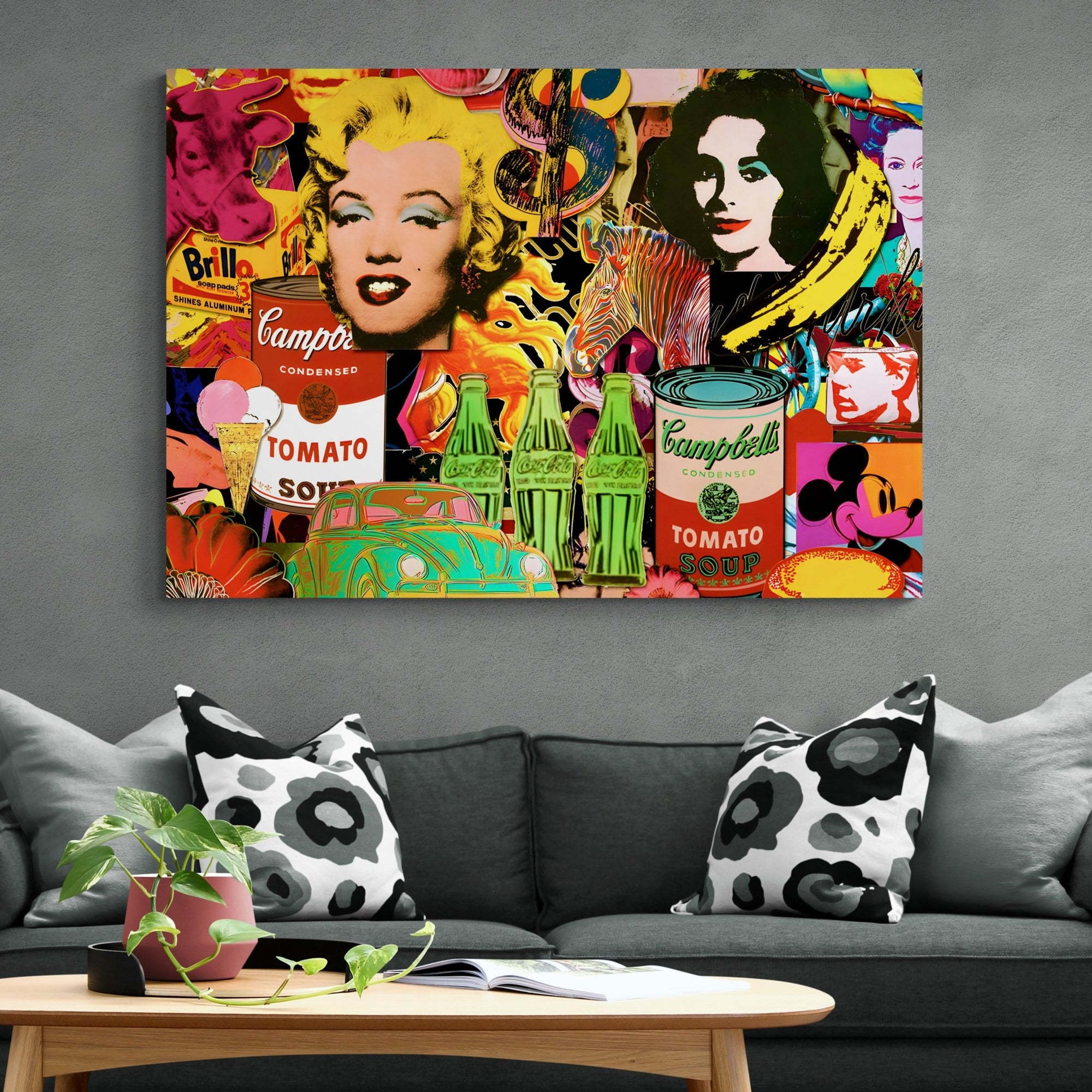 Tableau Collage Pop Art - The Art Avenue