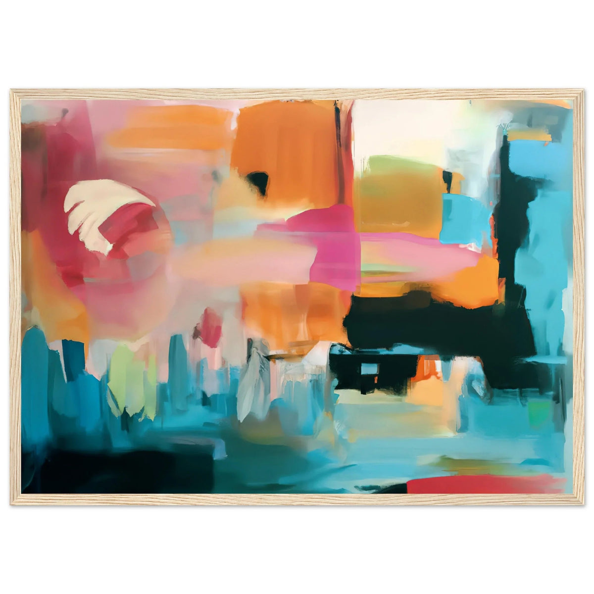 Tableau Coloré Abstrait Moderne - The Art Avenue