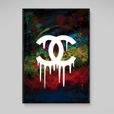 Tableau Coloré Chanel - The Art Avenue