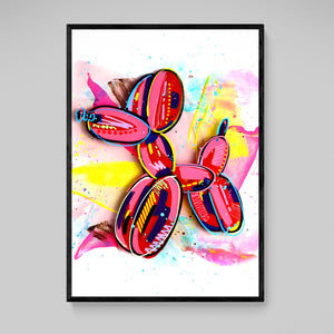 Tableau Coloré Jeff Koons - The Art Avenue