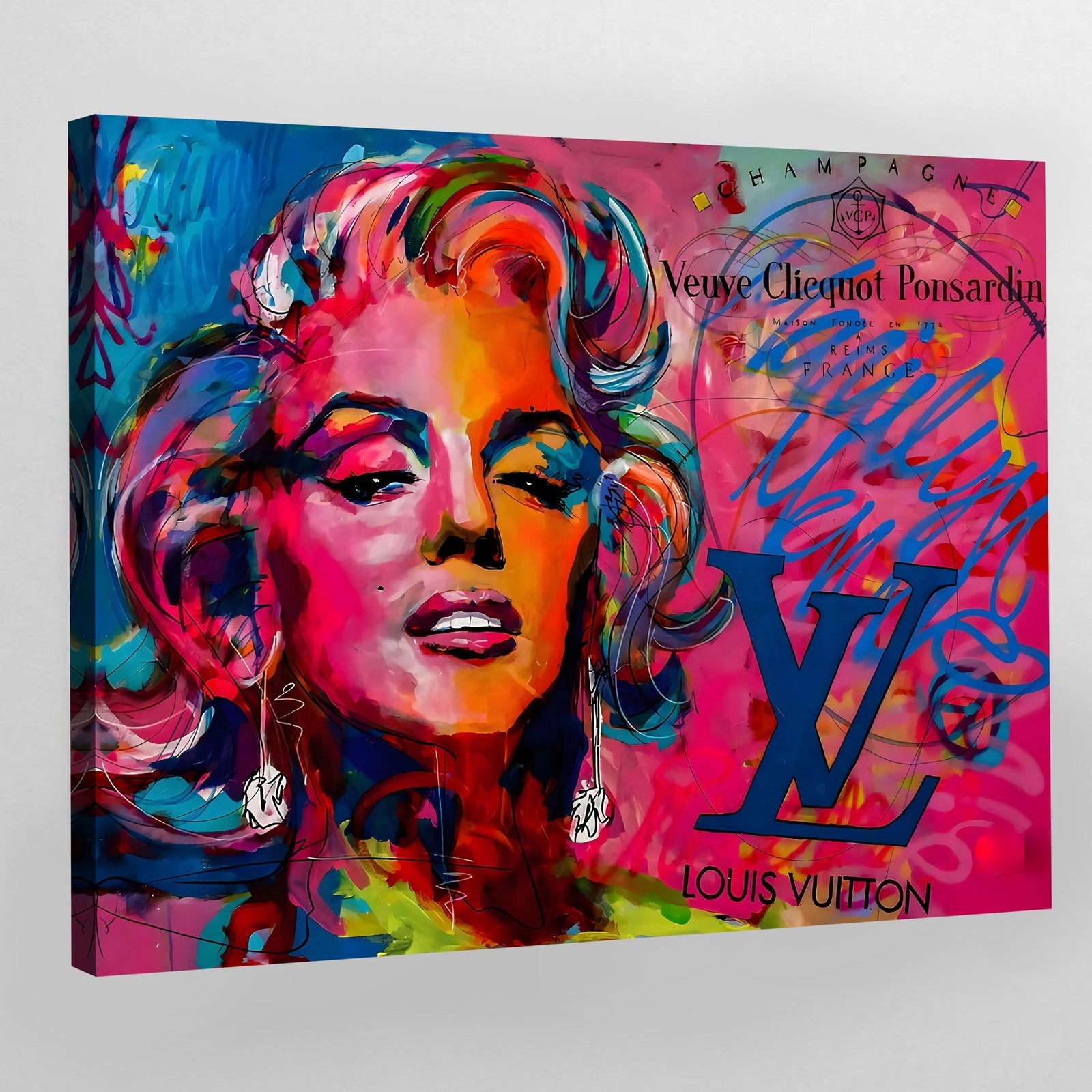 Tableau Coloré Marilyn Monroe - The Art Avenue