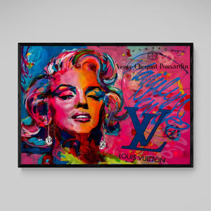 Tableau Coloré Marilyn Monroe - The Art Avenue