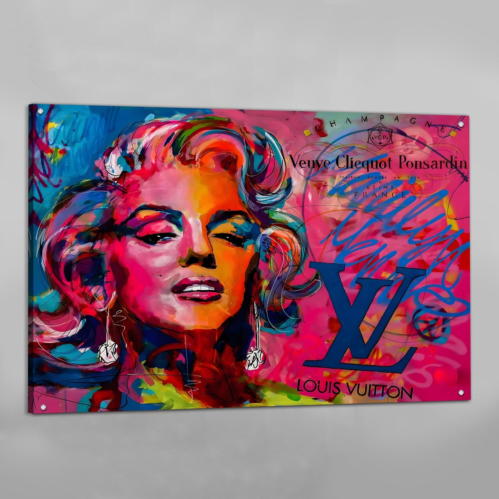 Tableau Coloré Marilyn Monroe - The Art Avenue