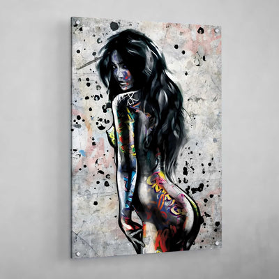 Tableau Corps De Femme Street Art - The Art Avenue