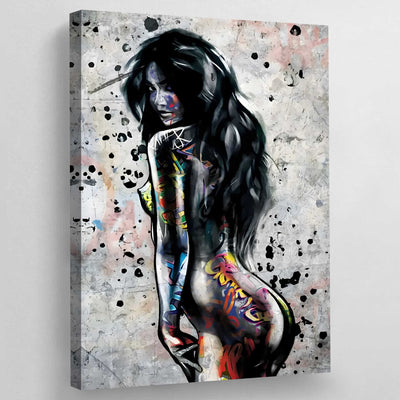 Tableau Corps De Femme Street Art - The Art Avenue